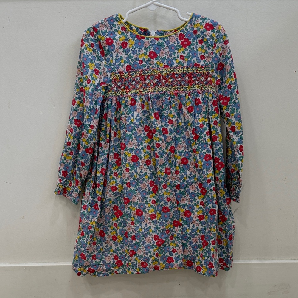 Mini Boden Multicolor Floral Kids Dress